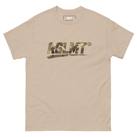T-shirt Classic sable RGLMT, design Desert – vue avant