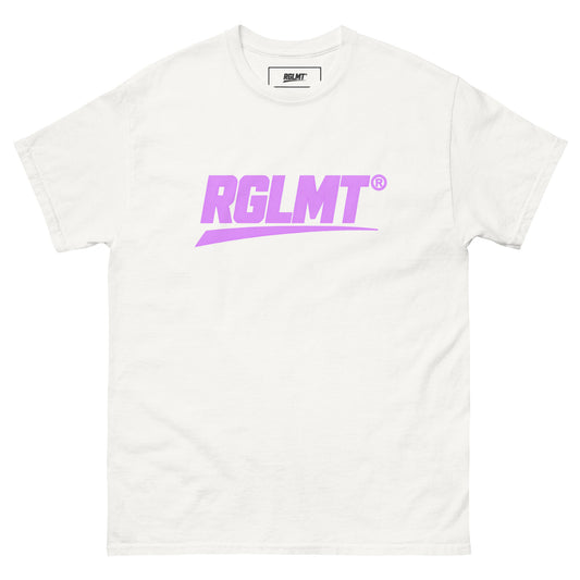 T-shirt Classic blanc RGLMT, design Rose – vue avant