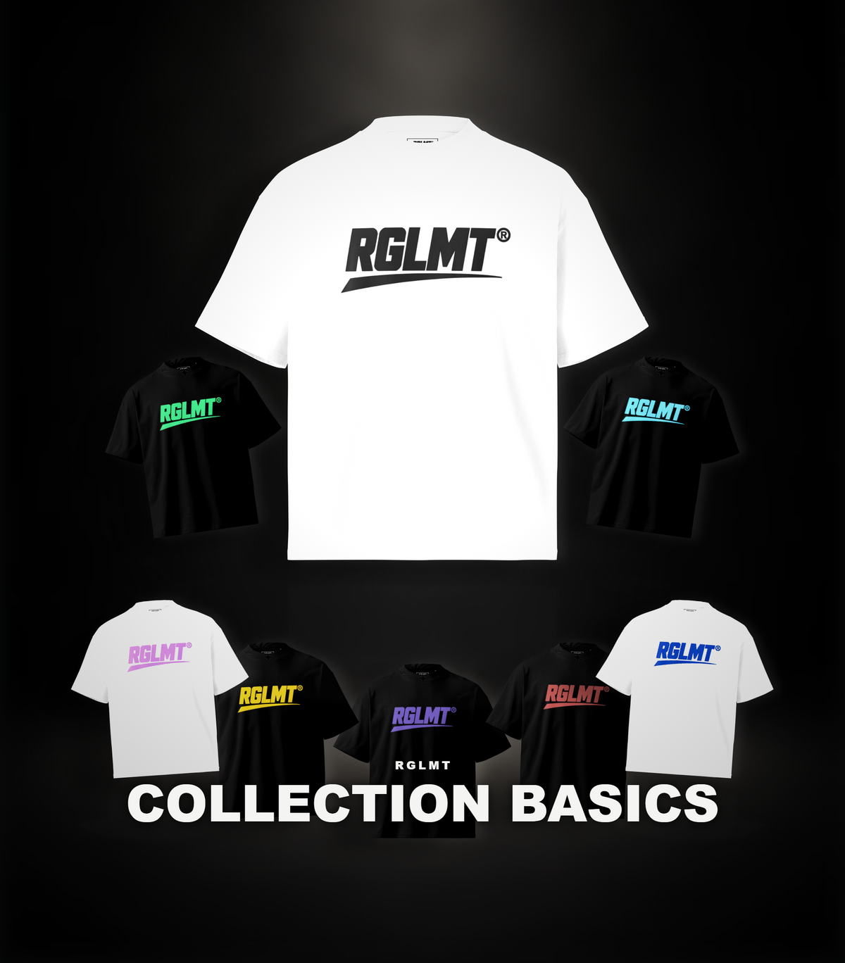 Collection Basics RGLMT — t-shirts coupe Oversize