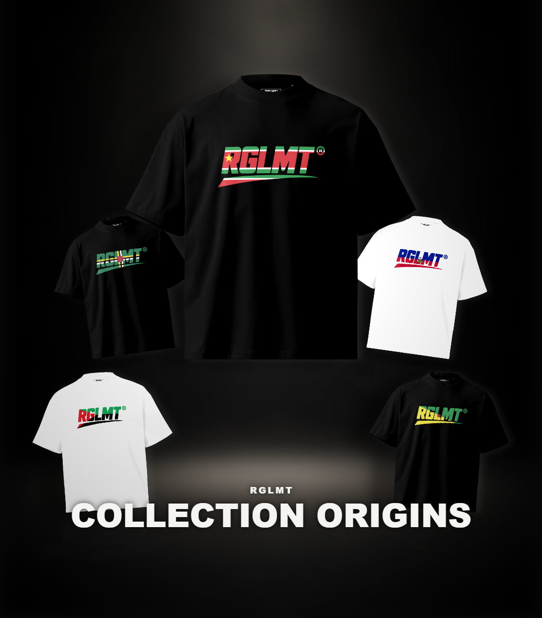 Collection Origins RGLMT — t-shirts coupe Oversize