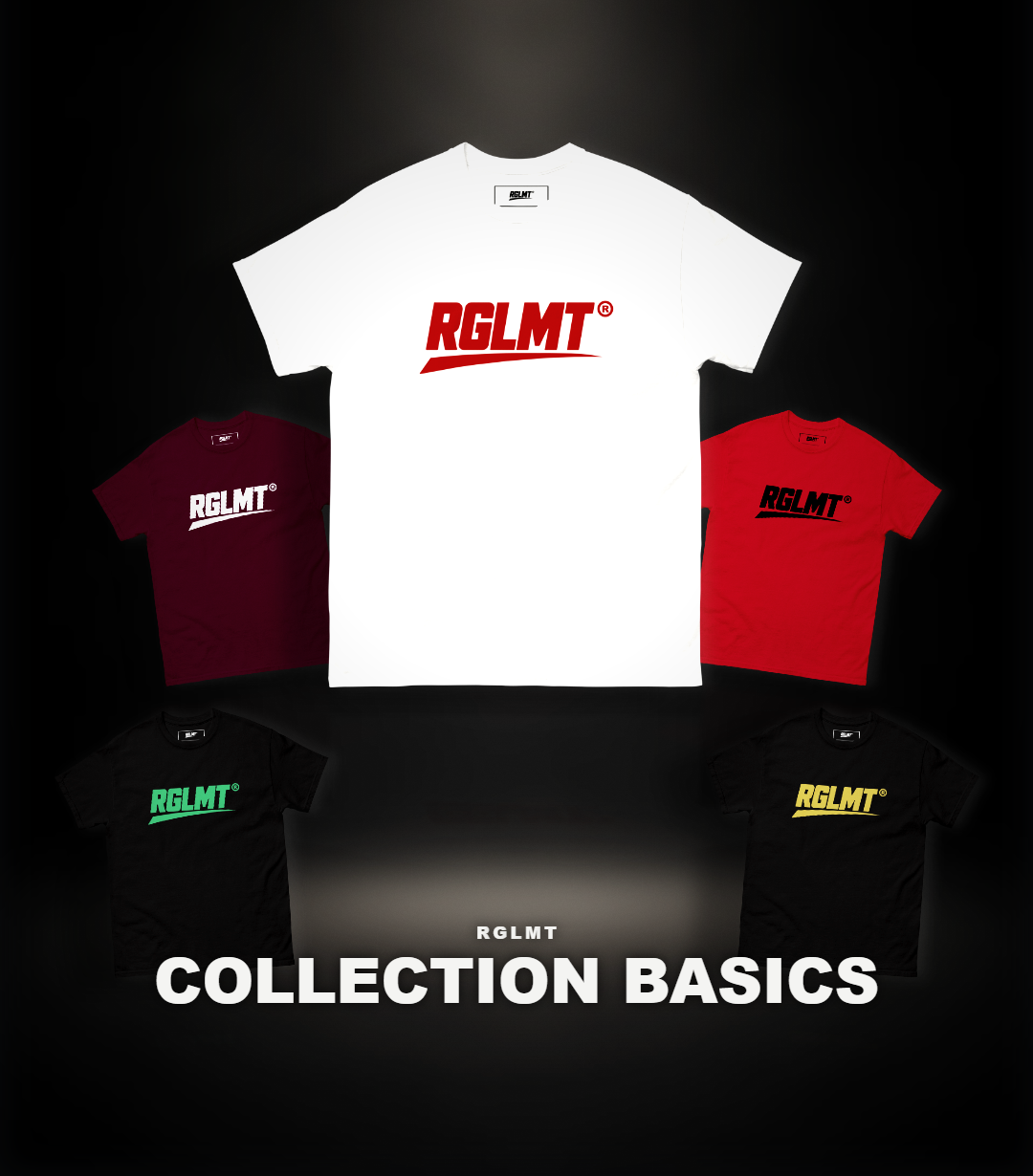 Collection Basics RGLMT — t-shirts coupe Classic