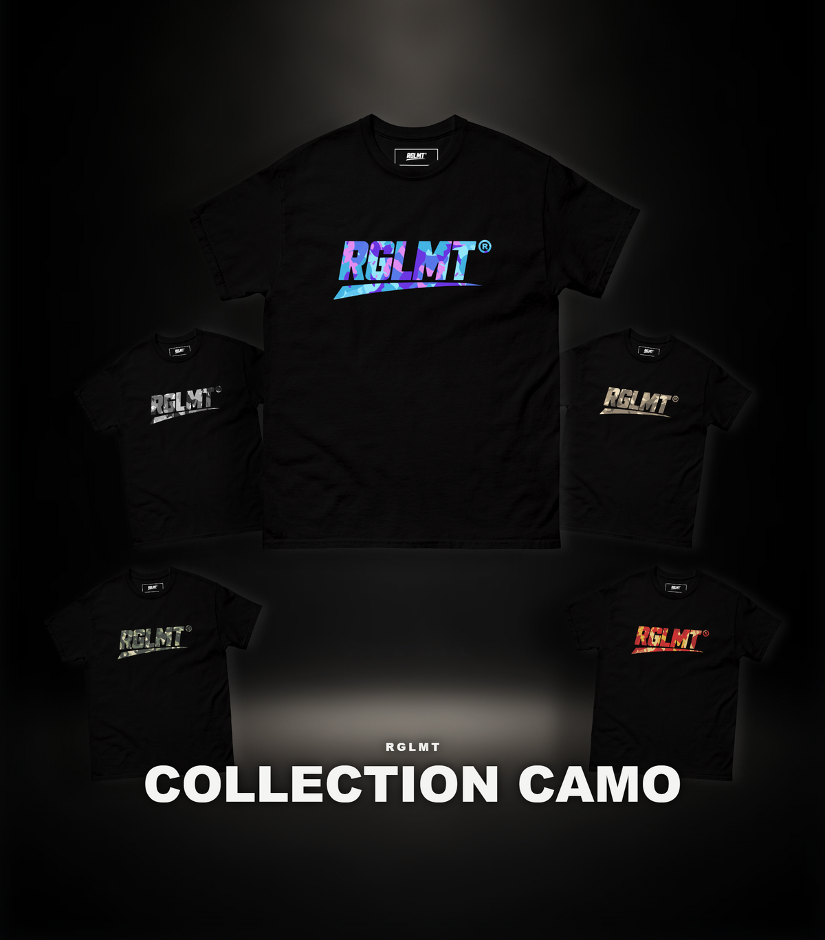 Collection Camo RGLMT — t-shirts coupe Classic