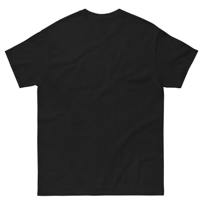 T-shirt Classic noir RGLMT, design Dominique – vue de dos