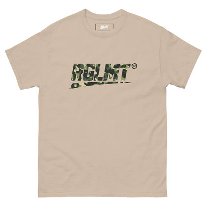 T-shirt Classic sable RGLMT, design Jungle – vue avant